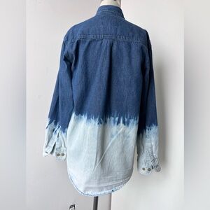 Dickies Denim button down custom dyed size S
